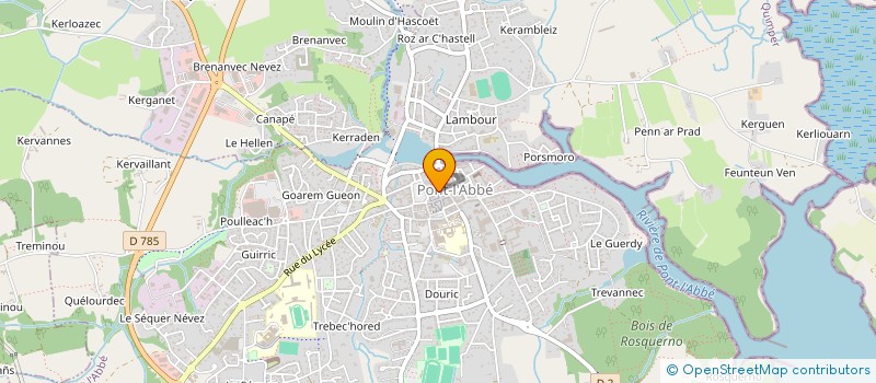 localisation de l'entreprise LMJC  PONT-L'ABBE