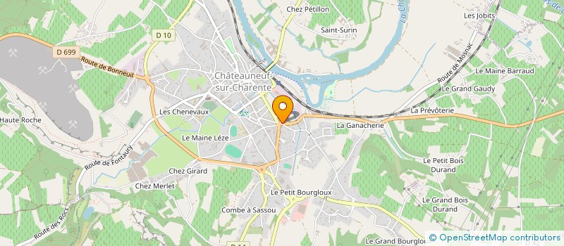 localisation de l'entreprise LMJCB à CHATEAUNEUF-SUR-CHARENTE