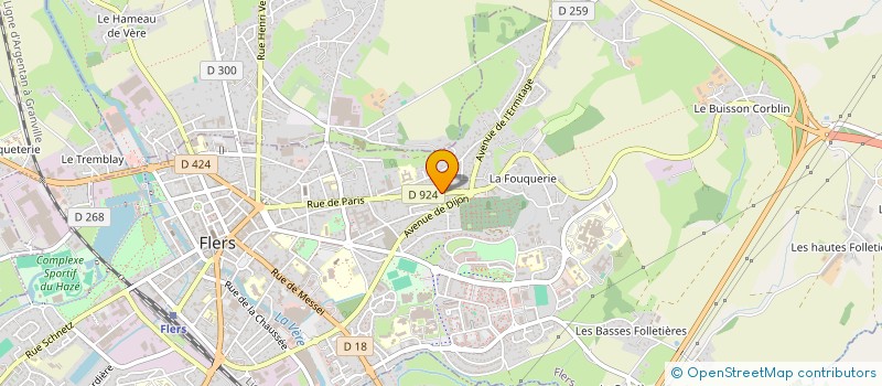 localisation de l'entreprise LMJD à FLERS