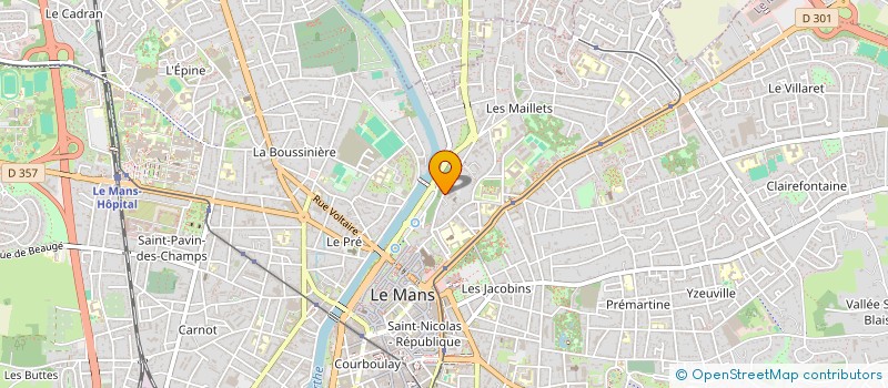 localisation de l'entreprise LMJP  LE MANS