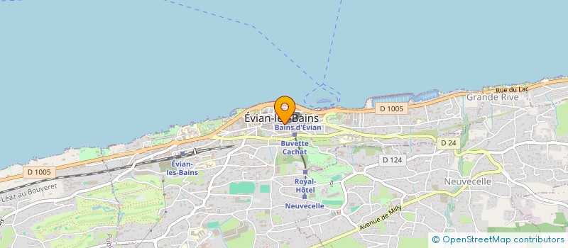 localisation de l'entreprise LMJP74  EVIAN-LES-BAINS