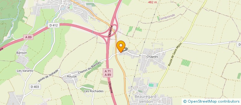 localisation de l'entreprise LMJR  BEAUREGARD-VENDON