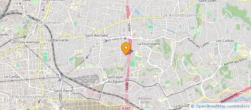 localisation de l'entreprise LMJS à MARSEILLE