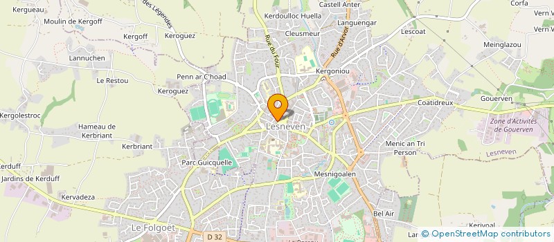 localisation de l'entreprise LMJY  LESNEVEN