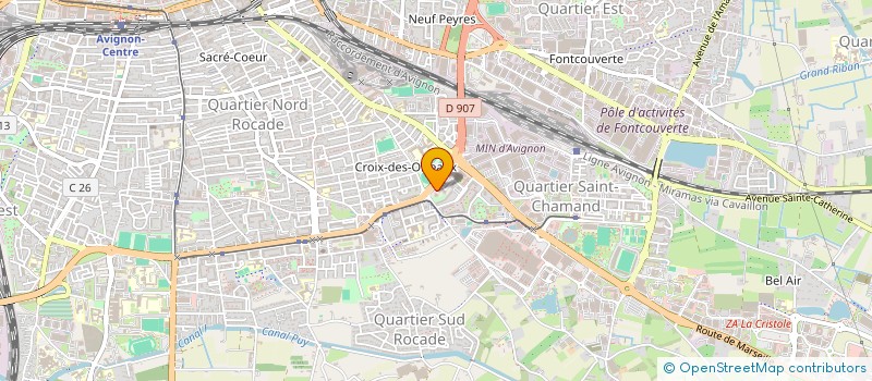 localisation de l'entreprise LMK  AVIGNON