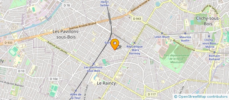 localisation de l'entreprise LMK à LIVRY-GARGAN