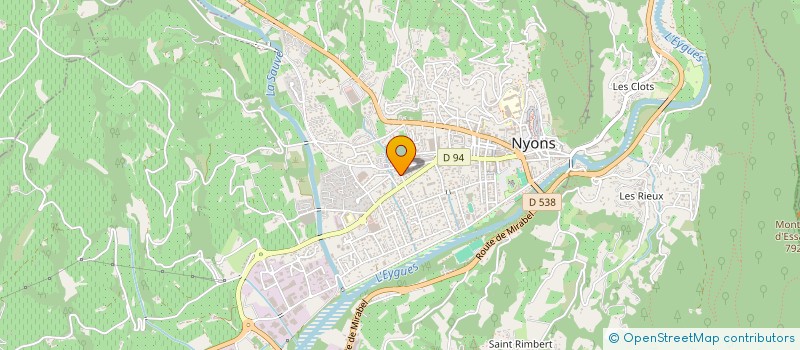 localisation de l'entreprise LMK à NYONS