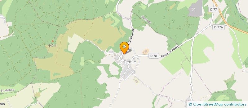 localisation de l'entreprise LMK  LA DEMIE