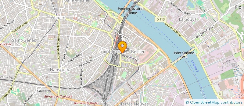 localisation de l'entreprise LMK COIFFURE  BORDEAUX