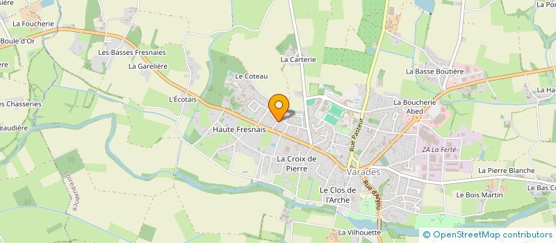 localisation de l'entreprise LMK PLOMBERIE à MONTREVAULT-SUR-EVRE