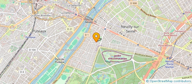 localisation de l'entreprise LMKB CONSULTING à NEUILLY-SUR-SEINE