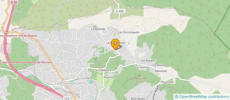 localisation de l'entreprise LMKT  LA BOUILLADISSE