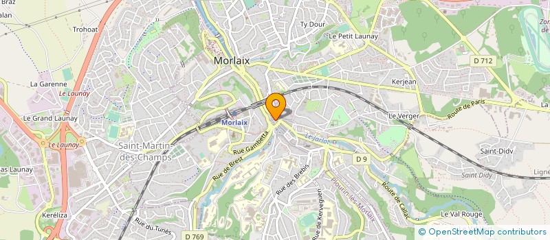 localisation de l'entreprise LML à MORLAIX