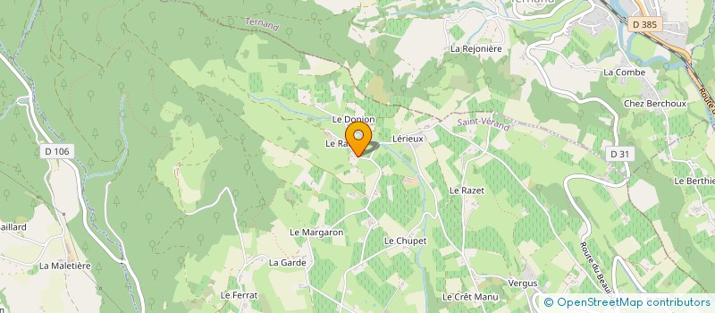 localisation de l'entreprise LML GESTION ET SOCIAL  SAINT-VERAND