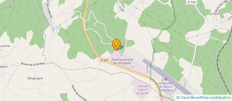 localisation de l'entreprise LML IMMO  LE MONTAT