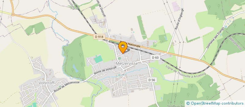 localisation de l'entreprise LML IMMO  METZERVISSE