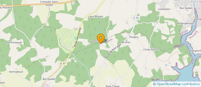 localisation de l'entreprise LMLC  NEVEZ