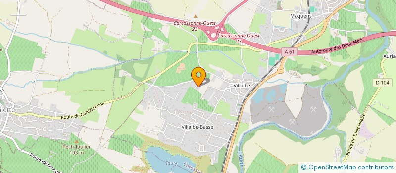 localisation de l'entreprise LMLJAC  CARCASSONNE