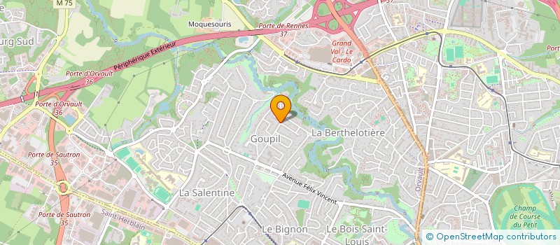 localisation de l'entreprise LMLO GESTION à ORVAULT