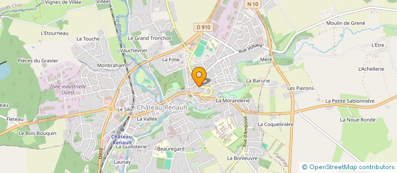 localisation de l'entreprise LMLR  CHATEAU-RENAULT