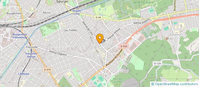 localisation de l'entreprise LMM à LIVRY-GARGAN