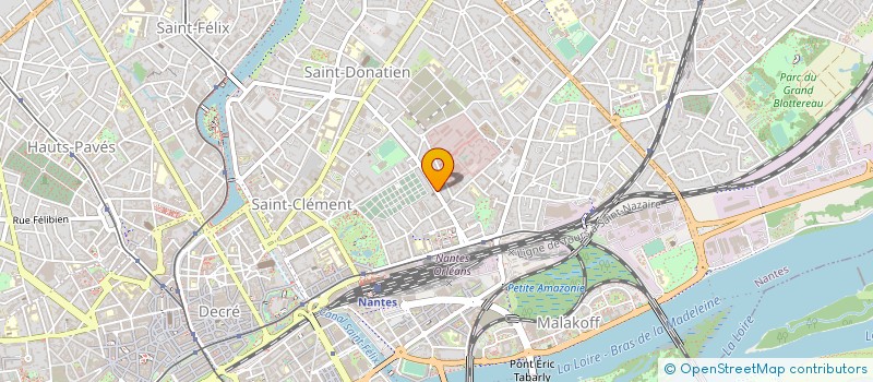localisation de l'entreprise LMM à NANTES