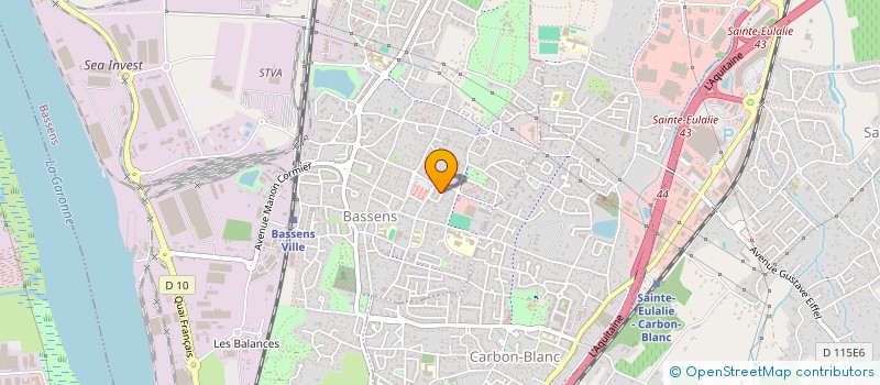 localisation de l'entreprise LMM DISTRIBUTION  BASSENS