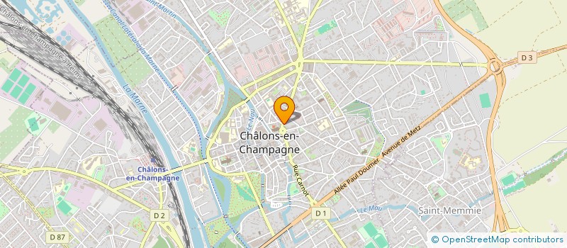 localisation de l'entreprise LMM IMMOBILIER  CHALONS-EN-CHAMPAGNE