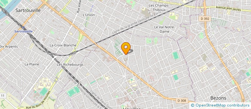 localisation de l'entreprise LMM INTERNATIONAL  HOUILLES