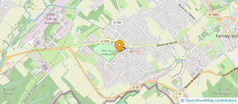 localisation de l'entreprise LMMC à PREVESSIN-MOENS
