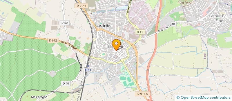 localisation de l'entreprise LMN 66  ELNE