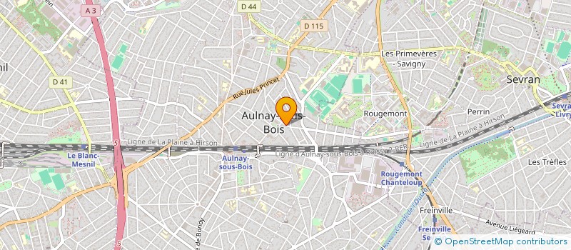 localisation de l'entreprise LMN à AULNAY-SOUS-BOIS