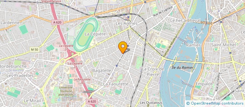 localisation de l'entreprise LMN à TOULOUSE