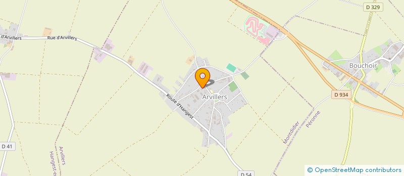 localisation de l'entreprise LMN  ARVILLERS