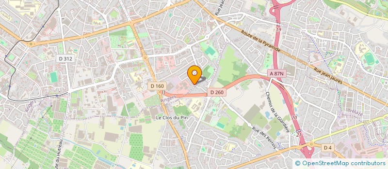 localisation de l'entreprise LMN ACADEMY à ANGERS