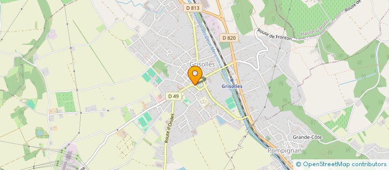 localisation de l'entreprise LMN FAMILY  GRISOLLES