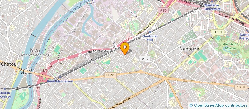 localisation de l'entreprise LMN IT  NANTERRE