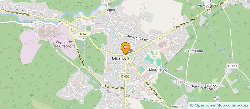 localisation de l'entreprise LMND à MIMIZAN