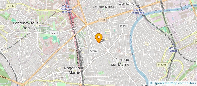 localisation de l'entreprise LMNG  LE PERREUX-SUR-MARNE