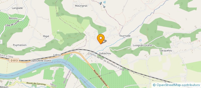 localisation de l'entreprise LMNJ AUCH  SAINT-HILAIRE-DE-LUSIGNAN