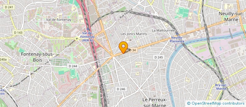 localisation de l'entreprise LMNK  LE PERREUX-SUR-MARNE