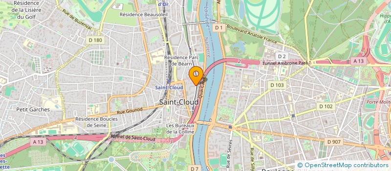 localisation de l'entreprise LMNP 1 PEIX à SAINT-CLOUD