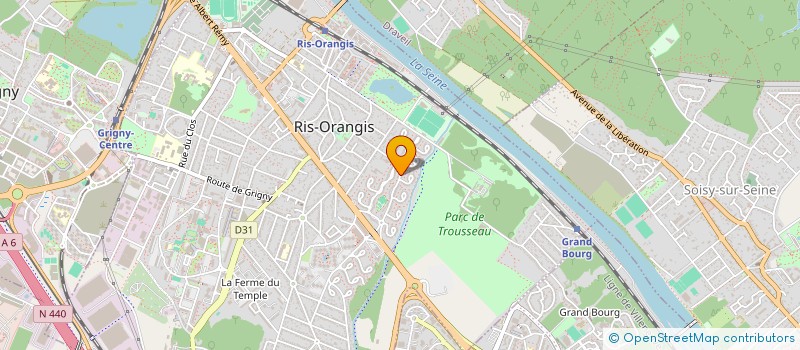 localisation de l'entreprise LMNP 14  RIS-ORANGIS