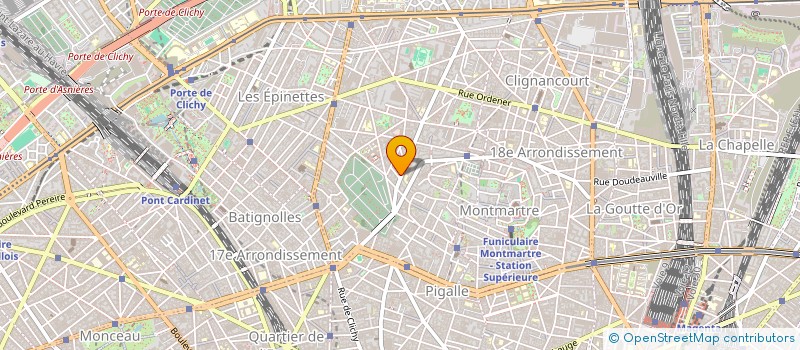 localisation de l'entreprise LMNP 19 RUE DAMREMONT  PARIS