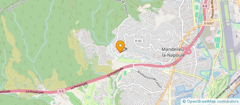 localisation de l'entreprise LMNP 2024  MANDELIEU-LA-NAPOULE
