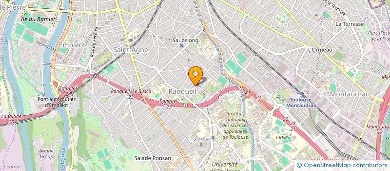 localisation de l'entreprise LMNP 23 RUE EMILE GUYOU  TOULOUSE