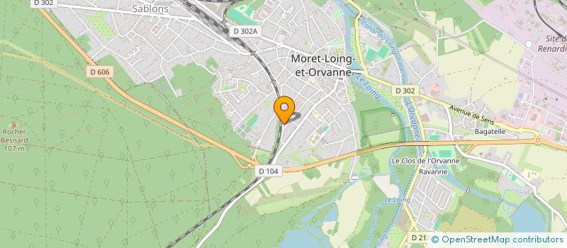 localisation de l'entreprise LMNP 28 PONT NATIONAL  MORET-LOING-ET-ORVANNE