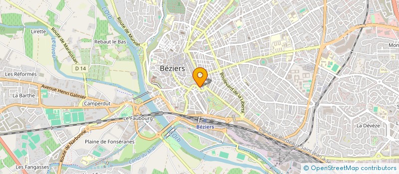 localisation de l'entreprise LMNP 6 RUE BAGATELLE BEZIERS  BEZIERS