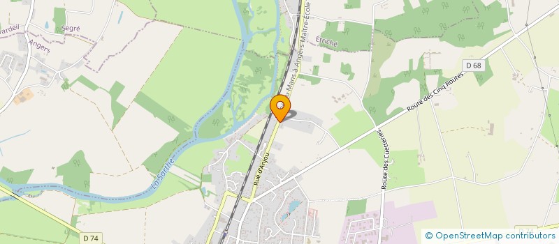 localisation de l'entreprise LMNP 611 CHEMIN DES GROIS  TIERCE