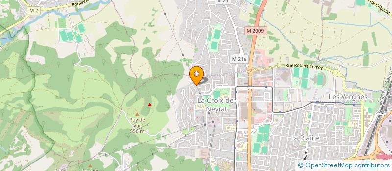 localisation de l'entreprise LMNP 9 RUE DE LA MONTAGNETTE  CLERMONT-FERRAND